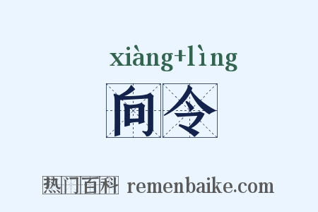 向令是什么意思的图片